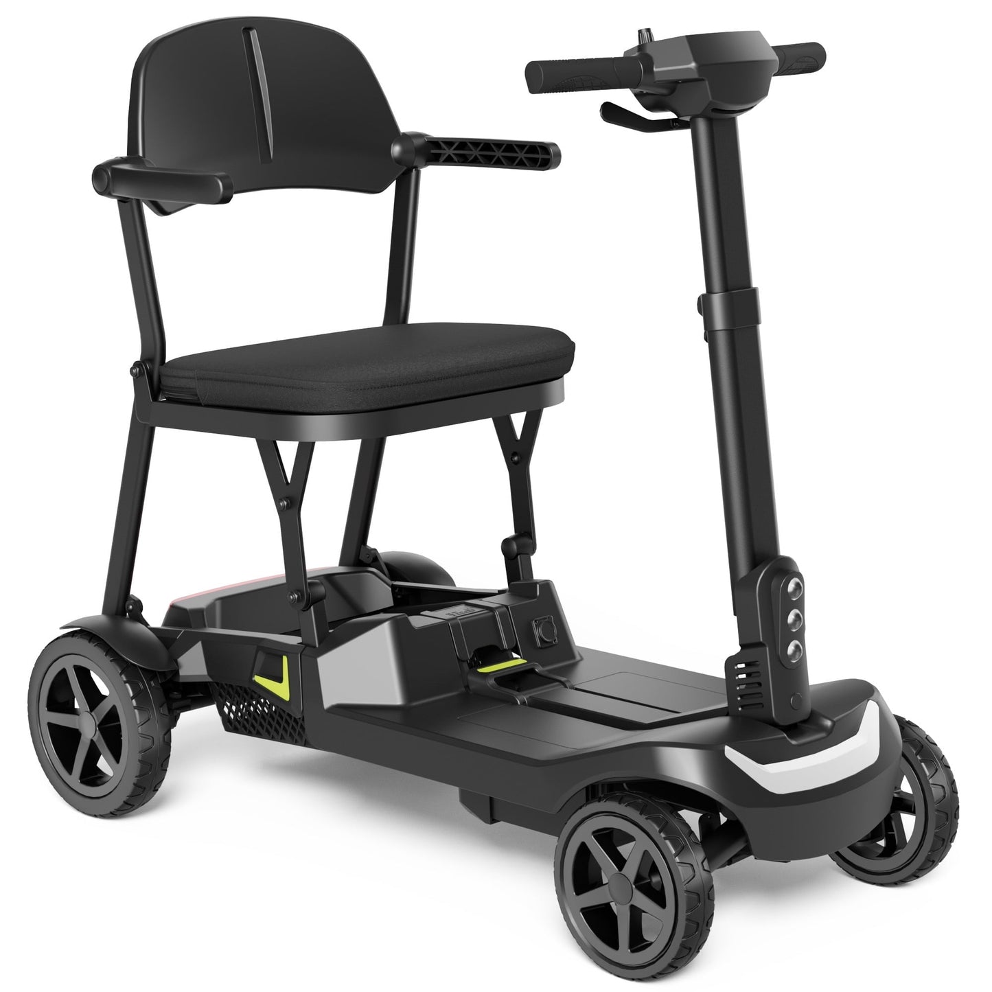 EAGLOG YL-985s Foldable Mobility Scooter for Seniors, 43Lbs Lightweight Aluminum Electric Wheelchair, 1 Lithium Battery, Black